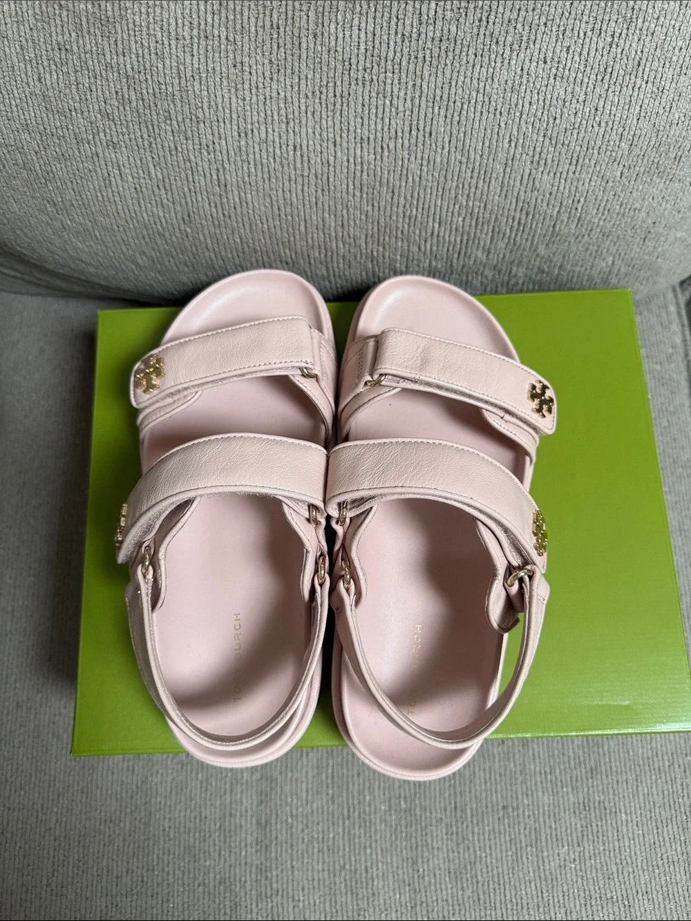 Tory Burch Blush Pink Kira Sport Sandals